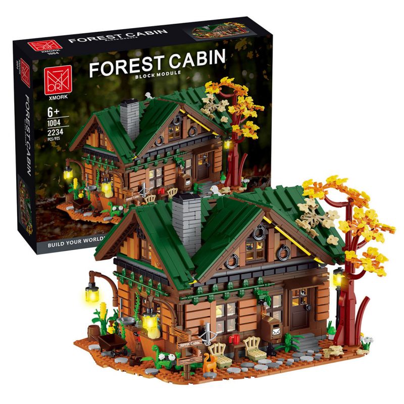 MorkModel 1004 Mork Model 1004 CÂY RỪNG bộ đồ chơi xếp lắp ráp ghép mô hình Creator Sáng Tạo 2234 khối