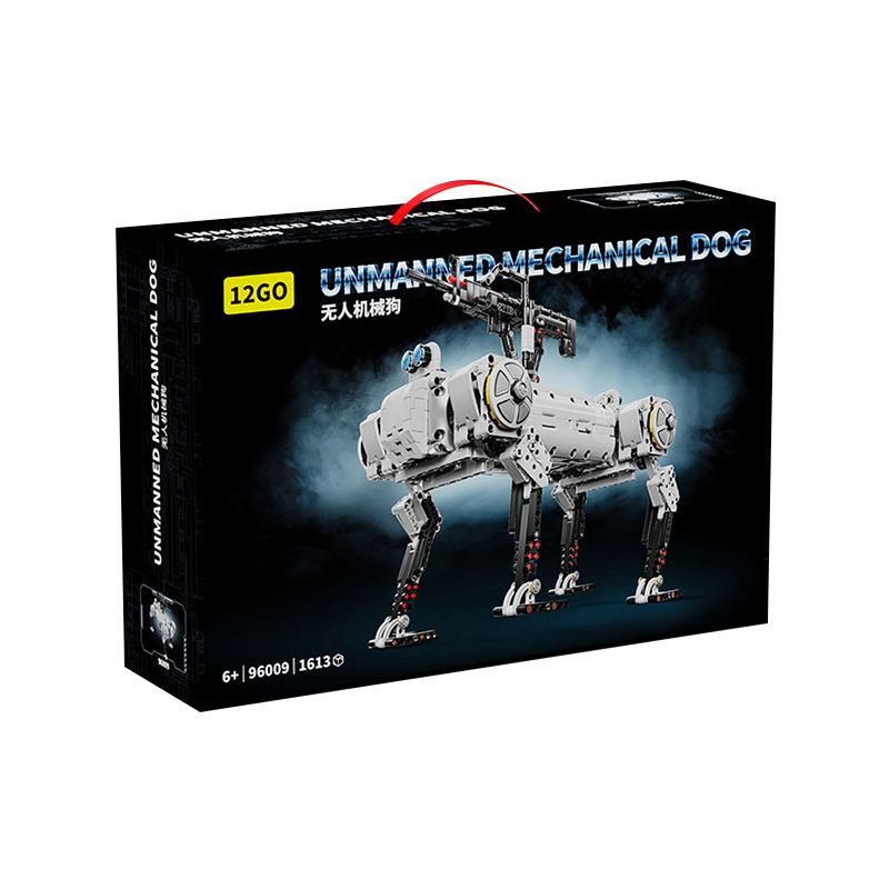 12GO 96009 Unmanned Mechanical Dog Xếp hình lắp ráp ghép mô hình Chó máy không người lái 12GO 96009 Unmanned Mechanical Dog Xếp hình lắp ráp ghép mô hình Chó máy không người lái