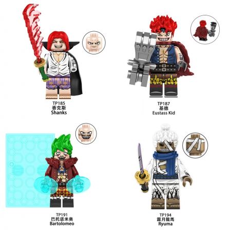 TP 187 191 194 185 ONE PIECE RENZAI 4 bộ đồ chơi xếp lắp ráp ghép mô hình Movie & Game Phim Và Trò Chơi