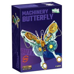 SMALL ANGLE JD029 BƯỚM CƠ KHÍ bộ đồ chơi xếp lắp ráp ghép mô hình MACHINERY BUTTERFLY 521 khối