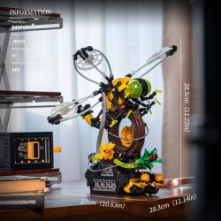 SMALL ANGLE JD032 CON CHUỒN CƠ HỌC bộ đồ chơi xếp lắp ráp ghép mô hình MACHINERY DRAGONFLY 499 khối