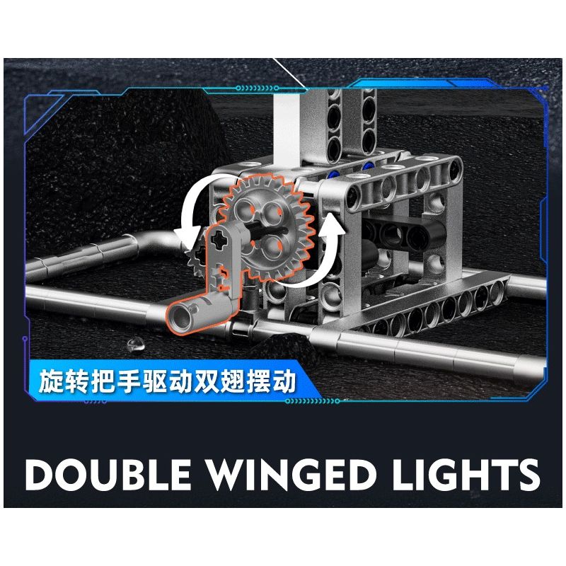 BEAUTY AND 13057 CÁ QUỶ CƠ bộ đồ chơi xếp lắp ráp ghép mô hình 966 khối