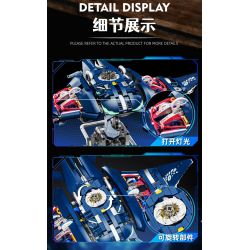 BEAUTY AND 13057 CÁ QUỶ CƠ bộ đồ chơi xếp lắp ráp ghép mô hình 966 khối