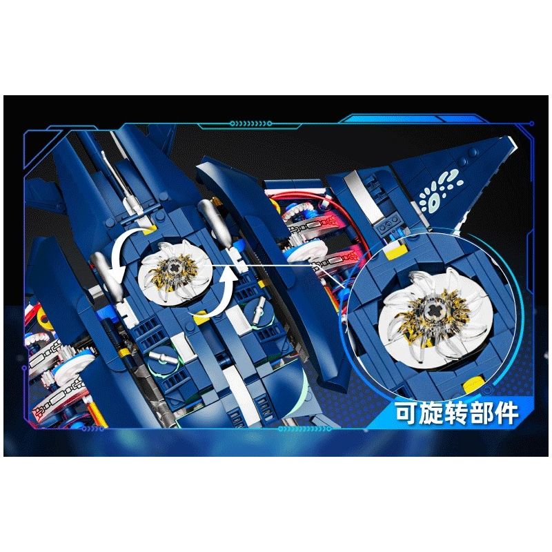 BEAUTY AND 13057 CÁ QUỶ CƠ bộ đồ chơi xếp lắp ráp ghép mô hình 966 khối