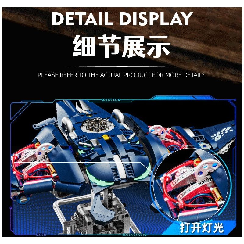 BEAUTY AND 13057 CÁ QUỶ CƠ bộ đồ chơi xếp lắp ráp ghép mô hình 966 khối