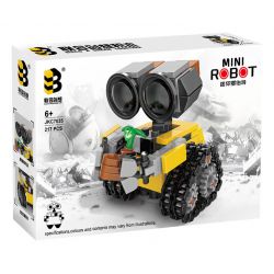 CO-CREATION JKC7635 7635 Q PHIÊN BẢN MINI ROBERT LITTLE WALI ROBOT bộ đồ chơi xếp lắp ráp ghép mô hình Movie & Game Phim Và Trò Chơi 217 khối