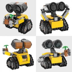 CO-CREATION JKC7635 7635 Q PHIÊN BẢN MINI ROBERT LITTLE WALI ROBOT bộ đồ chơi xếp lắp ráp ghép mô hình Movie & Game Phim Và Trò Chơi 217 khối