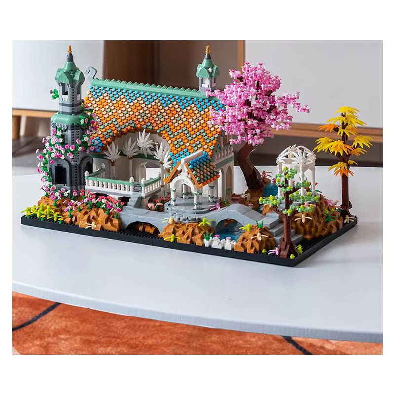 CO-CREATION 827 LÃNH THỔ CỦA THUNG LŨNG bộ đồ chơi xếp lắp ráp ghép mô hình The Lord Of The Rings Chúa Nhẫn 7080 khối