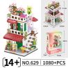 CO-CREATION 629 NHÀ KÍNH LÝ TƯỞNG bộ đồ chơi xếp lắp ráp ghép mô hình 1080 khối