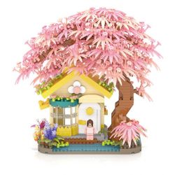 CO-CREATION 618 CÂY ƯỚC NGUYỆN bộ đồ chơi xếp lắp ráp ghép mô hình 1500 khối