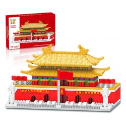 CO-CREATION 821 XIAOTIANANMEN bộ đồ chơi xếp lắp ráp ghép mô hình 720 khối