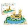 CO-CREATION 810 MÙA XUÂN HÌNH LƯỠI LIỀM bộ đồ chơi xếp lắp ráp ghép mô hình 3350 khối