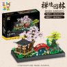 CO-CREATION 651 VƯỜN THIỀN bộ đồ chơi xếp lắp ráp ghép mô hình 2280 khối