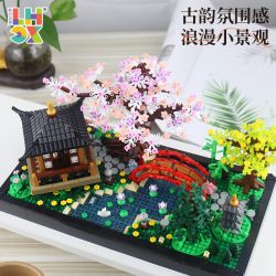 CO-CREATION 651 VƯỜN THIỀN bộ đồ chơi xếp lắp ráp ghép mô hình 2280 khối