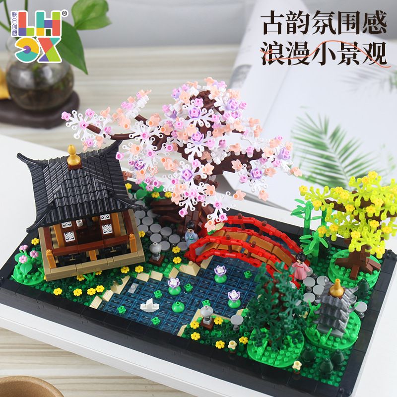 CO-CREATION 651 VƯỜN THIỀN bộ đồ chơi xếp lắp ráp ghép mô hình 2280 khối