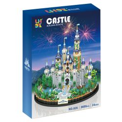 CO-CREATION 826 LÂU ĐÀI TRUYỆN CỔ TÍCH bộ đồ chơi xếp lắp ráp ghép mô hình CASTLE 3600 khối