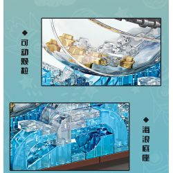 Kazi KY81145 81145 P.L-CUỘC PHIÊU LƯU DŨNG CẢM bộ đồ chơi xếp lắp ráp ghép mô hình TREND FRONT 321 khối