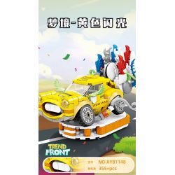 Kazi KY81148 81148 ĐÈN FLASH MÀU VÀNG MỘNG MƠ bộ đồ chơi xếp lắp ráp ghép mô hình TREND FRONT 355 khối