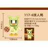 ZUANMA 117-6 CON VỊT PHIỀN PHỨC bộ đồ chơi xếp lắp ráp ghép mô hình UPSETDUCK 205 khối