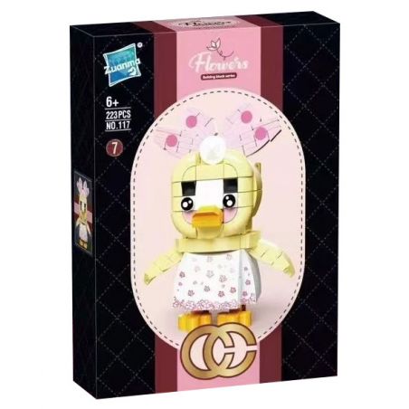 ZUANMA 117-7 VỊT GÂY PHIỀN NHIỄU bộ đồ chơi xếp lắp ráp ghép mô hình UPSETDUCK 223 khối