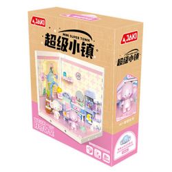 JAKI FK005 SIÊU THỊ TỔNG THỐNG QIQI HAO DREAM PHÒNG NGỦ LIBER bộ đồ chơi xếp lắp ráp ghép mô hình GOOD DREAMS BEDROOM