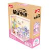 JAKI FK005 SIÊU THỊ TỔNG THỐNG QIQI HAO DREAM PHÒNG NGỦ LIBER bộ đồ chơi xếp lắp ráp ghép mô hình GOOD DREAMS BEDROOM