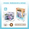 JAKI FK006 SUPER TOWN CHỦ TỊCH QIQI HAPPY RỬA XE bộ đồ chơi xếp lắp ráp ghép mô hình HAPPY CAR WASH SHOP