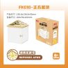JAKI FK010 SIÊU THỊ NHÀ XẾP CHỒNG LÊN NHAU MÁI VUÔNG bộ đồ chơi xếp lắp ráp ghép mô hình