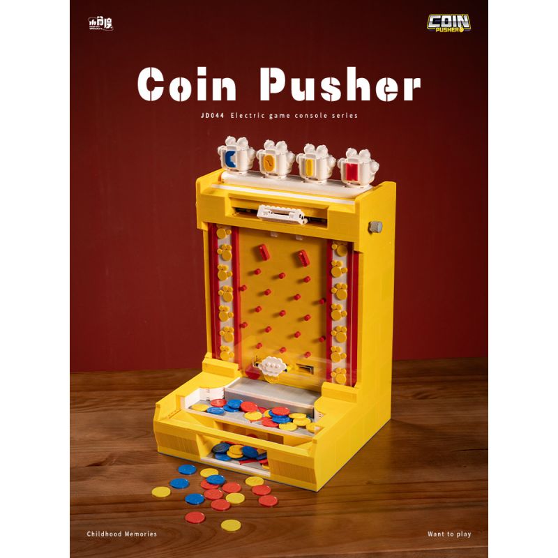 SMALL ANGLE JD044 MÁY ĐẨY ĐIỆN bộ đồ chơi xếp lắp ráp ghép mô hình Creator COIN PUSHER Sáng Tạo 2093 khối