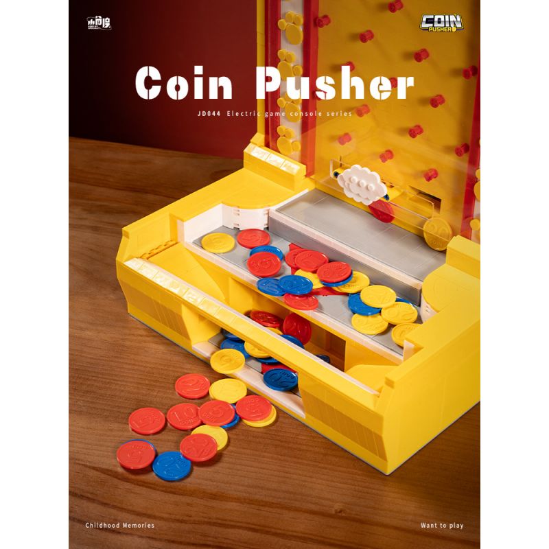 SMALL ANGLE JD044 MÁY ĐẨY ĐIỆN bộ đồ chơi xếp lắp ráp ghép mô hình Creator COIN PUSHER Sáng Tạo 2093 khối