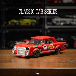 SMALL ANGLE JD067 MERCEDES BENZ 300 SEL 6.3 HEO ĐỎ bộ đồ chơi xếp lắp ráp ghép mô hình Speed Champions Racing Cars Đua Xe Công Thức 352 khối