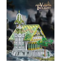 BAKA TECHNOLOGY 33237 HỘI TRƯỜNG BỜ SÔNG bộ đồ chơi xếp lắp ráp ghép mô hình The Lord Of The Rings THE HALL OF WATERFRONT Chúa Nhẫn 4155 khối