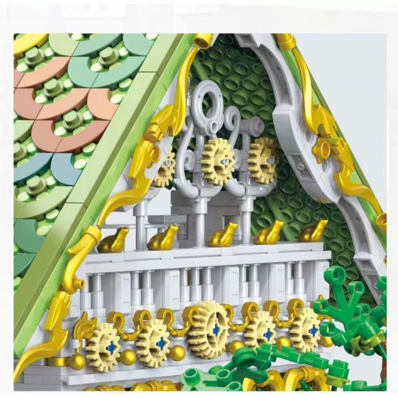 BAKA TECHNOLOGY 33237 HỘI TRƯỜNG BỜ SÔNG bộ đồ chơi xếp lắp ráp ghép mô hình The Lord Of The Rings THE HALL OF WATERFRONT Chúa Nhẫn 4155 khối