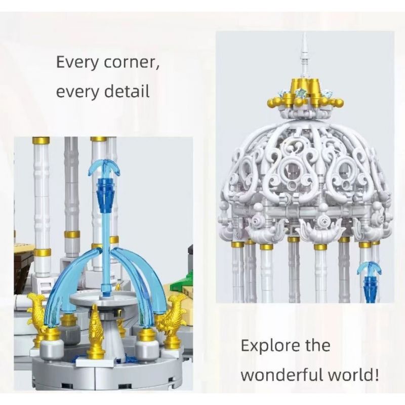 BAKA TECHNOLOGY 33238 CÁC QUÁN RƯỢU YÊU TINH bộ đồ chơi xếp lắp ráp ghép mô hình The Lord Of The Rings THE ELVEN TAVERN Chúa Nhẫn 2867 khối