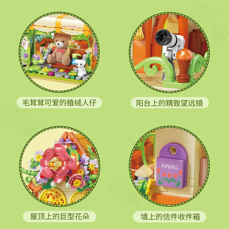 KAIDO KD99058 99058 HỘI THẢO HUAYUN bộ đồ chơi xếp lắp ráp ghép mô hình