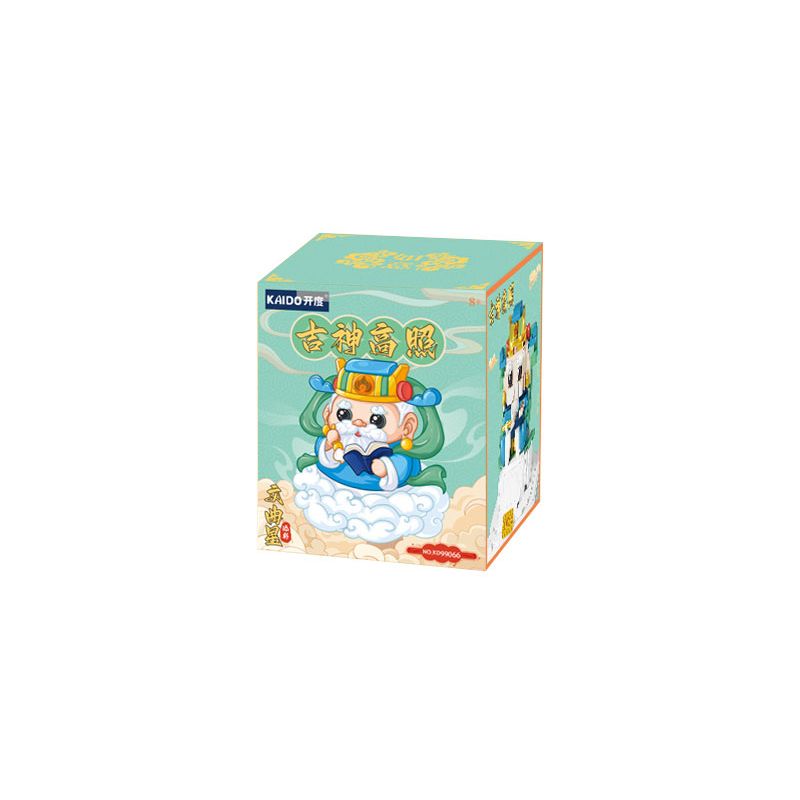  Kaido KD99066 Xếp hình lắp ráp ghép mô hình Thần may mắn Gao Zhao: Wen Quxing