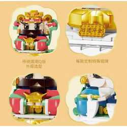 KAIDO KD99066 99066 THẦN MAY MẮN GAO ZHAO WEN QUXING bộ đồ chơi xếp lắp ráp ghép mô hình Creator Sáng Tạo