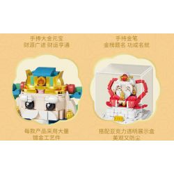 KAIDO KD99088 99088 THẦN MAY MẮN GAO ZHAO GIÀU CÓ bộ đồ chơi xếp lắp ráp ghép mô hình Creator Sáng Tạo