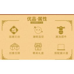 KAIDO KD99099 99099 THẦN MAY MẮN GAO ZHAO NGÔI SAO bộ đồ chơi xếp lắp ráp ghép mô hình Creator Sáng Tạo