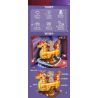 KAIDO KD99056 99056 NGỰA BẬP BÊNH GẤU BÔNG THUYỀN RỒNG bộ đồ chơi xếp lắp ráp ghép mô hình ROCKING HORSE
