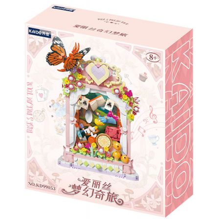 KAIDO KD99053 99053 HÀNH TRÌNH TƯỞNG TƯỢNG CỦA ALICE bộ đồ chơi xếp lắp ráp ghép mô hình ELISE'S DREAM