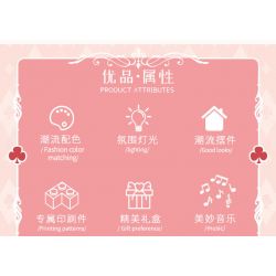 KAIDO KD99053 99053 HÀNH TRÌNH TƯỞNG TƯỢNG CỦA ALICE bộ đồ chơi xếp lắp ráp ghép mô hình ELISE'S DREAM