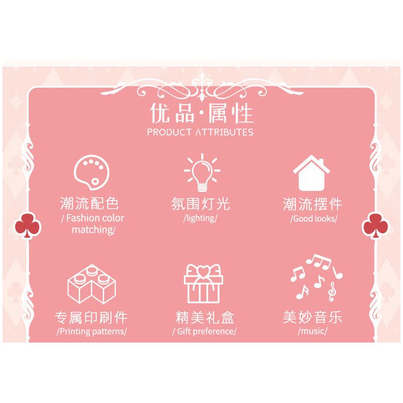 KAIDO KD99053 99053 HÀNH TRÌNH TƯỞNG TƯỢNG CỦA ALICE bộ đồ chơi xếp lắp ráp ghép mô hình ELISE'S DREAM