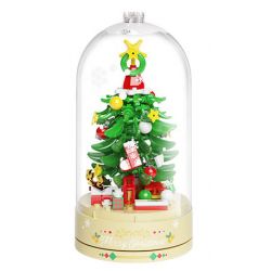 JAKI LK001 LK002 CÂY THÔNG NOEL SNOWFALL HỘP NHẠC GIÁNG SINH STARLIGHT bộ đồ chơi xếp lắp ráp ghép mô hình Creator Sáng Tạo