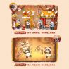 LOZ 1966 HỘP TRÒ CHƠI MÚA RỐI SƯ TỬ THỨC TỈNH VÀ BÓNG MÙA XUÂN bộ đồ chơi xếp lắp ráp ghép mô hình Creator Sáng Tạo 1982 khối