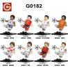 G CARD G0182 0182 GH0636 0636 GH0637 0637 GH0638 0638 GH0639 0639 GH0640 0640 GH0641 0641 GH0642 0642 GH0643 0643 NHÂN VẬT NGÔI SAO BÓNG ĐÁ 8 LOẠI bộ đồ chơi xếp lắp ráp ghép mô hình City Thành Phố