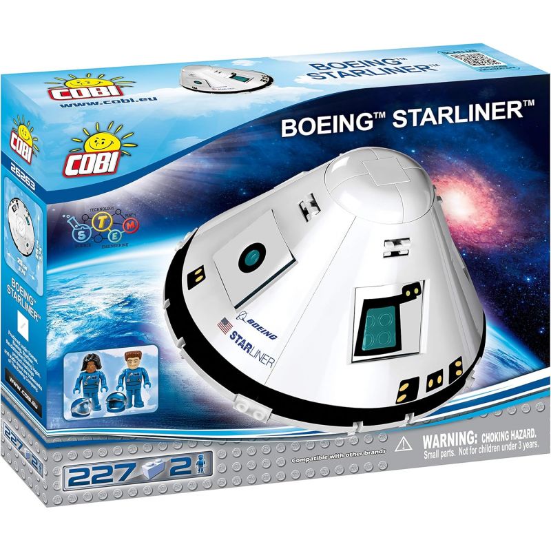  COBI 26263 Boeing Starliner Xếp hình lắp ráp ghép mô hình Máy bay chở khách giữa các vì sao Boeing