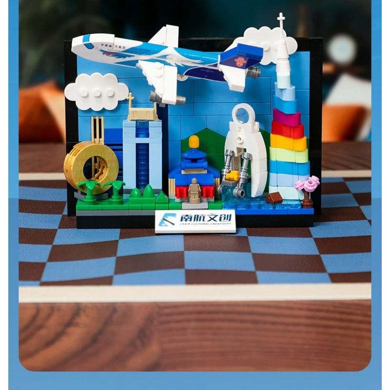 PANTASY 11033 TRUNG QUỐC SOUTHERN AIRLINES SÁNG TẠO QUẢNG CHÂU bộ đồ chơi xếp lắp ráp ghép mô hình Architecture Công Trình Kiến Trúc 300 khối