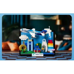 PANTASY 11033 TRUNG QUỐC SOUTHERN AIRLINES SÁNG TẠO QUẢNG CHÂU bộ đồ chơi xếp lắp ráp ghép mô hình Architecture Công Trình Kiến Trúc 300 khối