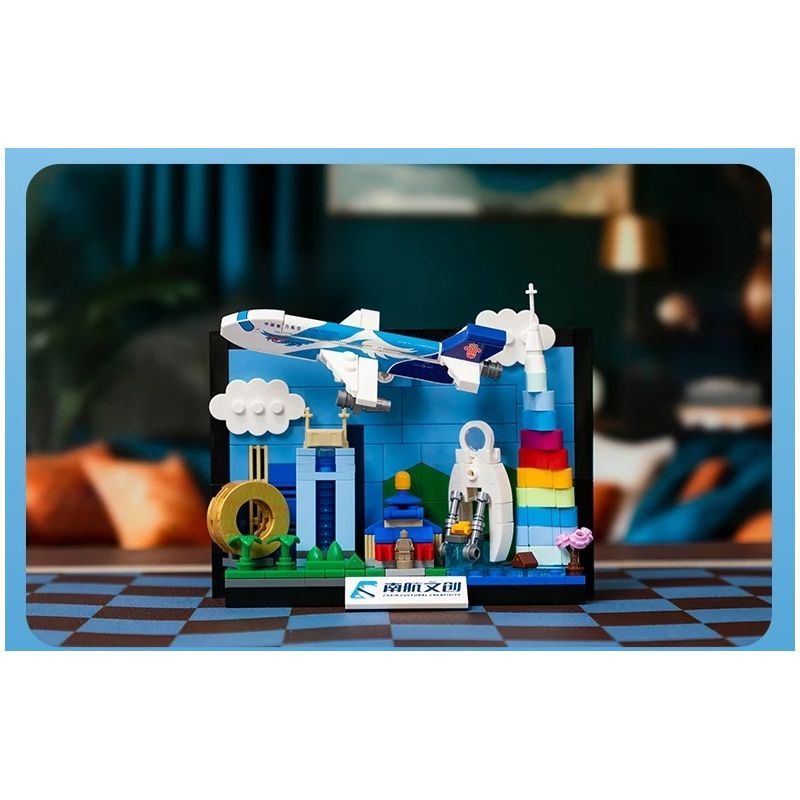 PANTASY 11033 TRUNG QUỐC SOUTHERN AIRLINES SÁNG TẠO QUẢNG CHÂU bộ đồ chơi xếp lắp ráp ghép mô hình Architecture Công Trình Kiến Trúc 300 khối